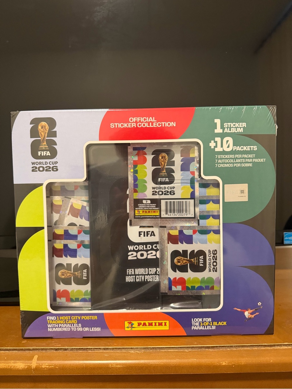 Panini FIFA World Cup 2026 Sticker Collection - Green, Yellow, Blue, Red
